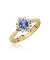 0.46 ct. Saphir Diamantring