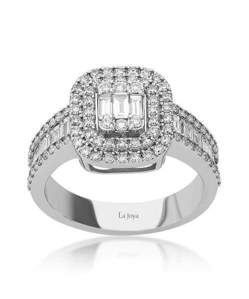 1.20 ct. Baguette Diamantring