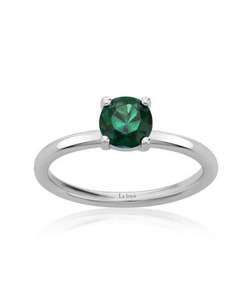 0.93 ct. Londonblau Topas Ring