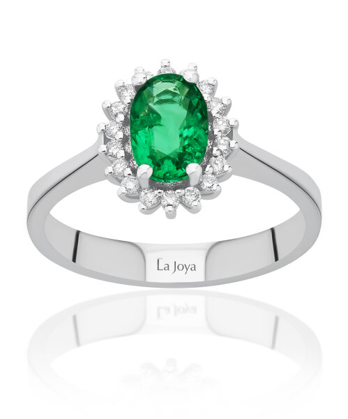 1.93 ct. Nano grüner Edelstein Diamantring