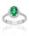 1.93 ct. Nano grüner Edelstein Diamantring